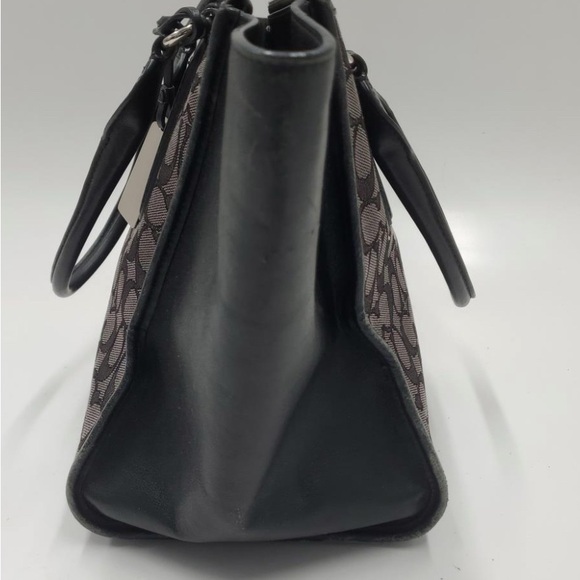 Coach Black and Brown Signature Tote Bag - Picture 4 of 17